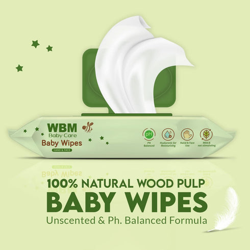 Baby Wipes 48 Sheet Per Pack| WBM BABY CARE